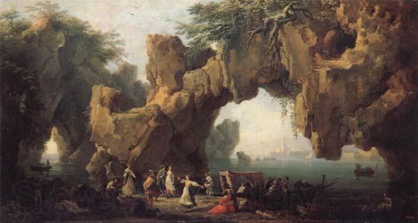 Claude-joseph Vernet View Outside Sorrento Norge oil painting art